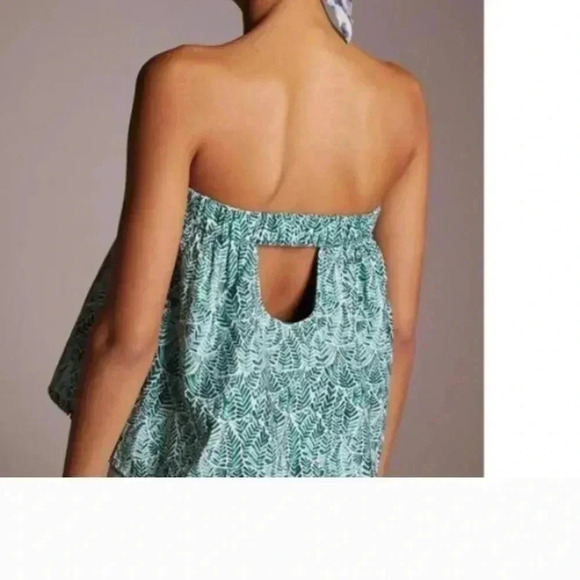 ANTHROPOLOGIE CECILIA PETTERSSON PALM SWING TUBE TOP - Picture 6 of 6